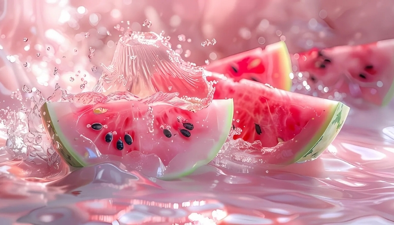 ảnh nền cute dưa hấu mát lạnh