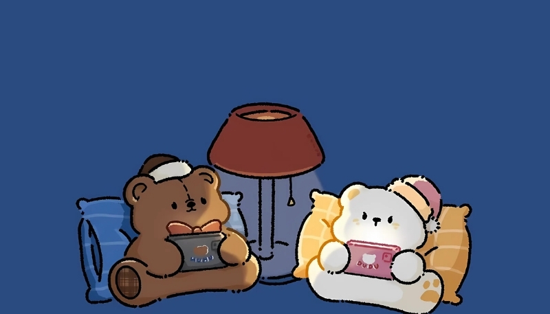 ảnh nền tình yêu gấu cặp đôi