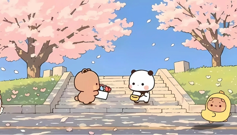 ảnh nền tình yêu gia đình gấu