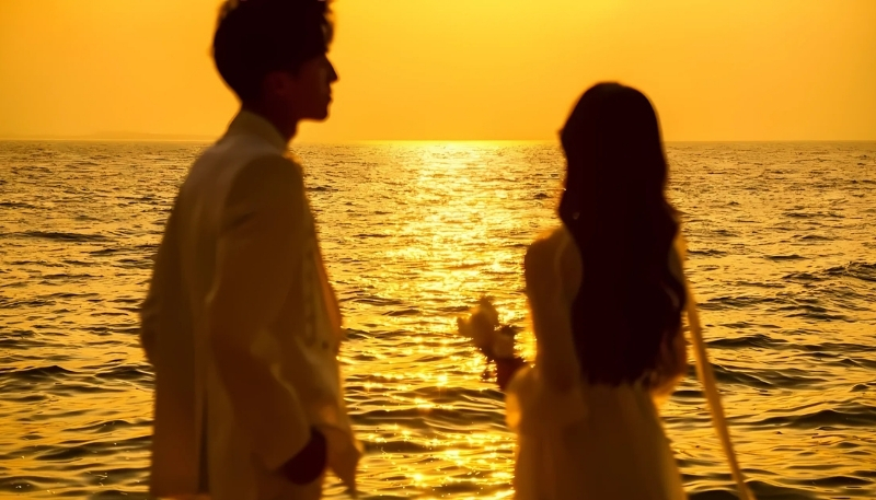 ảnh nền tình yêu hoàng hôn