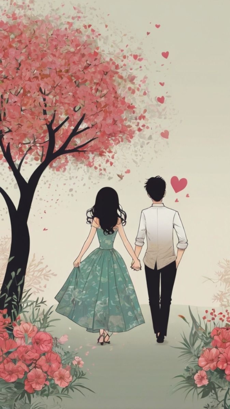 ảnh nền tình yêu trái tim ngọt ngào
