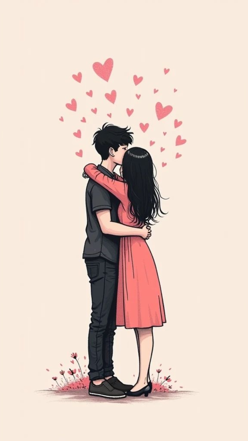 ảnh nền tình yêu trái tim