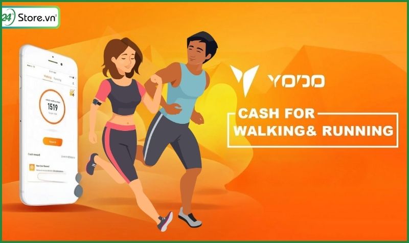 app đi bộ kiếm tiền yodo