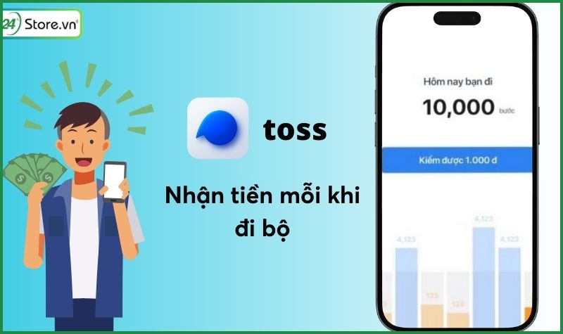 ứng dụng đi bộ kiếm tiền