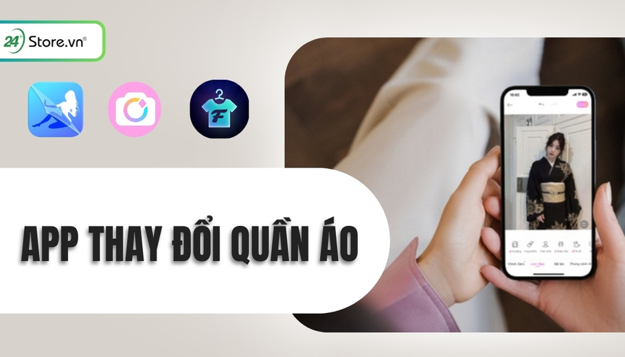 App thay đổi quần áo