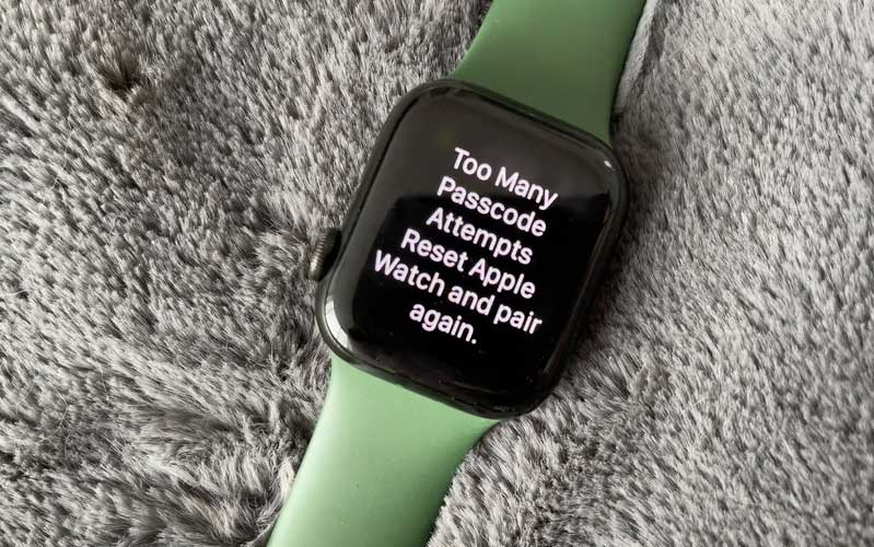 dat lai mat khau apple watch