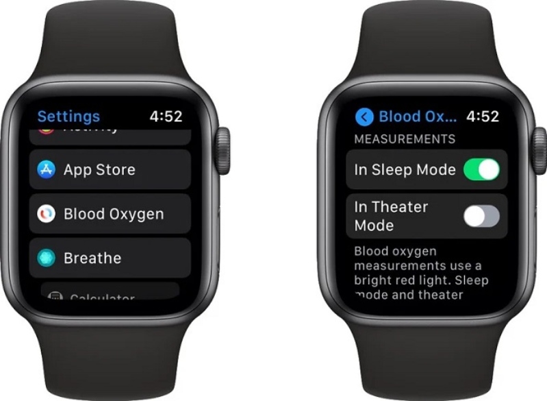 Đo nồng độ Oxy trong máu trên Apple Watch Series 6