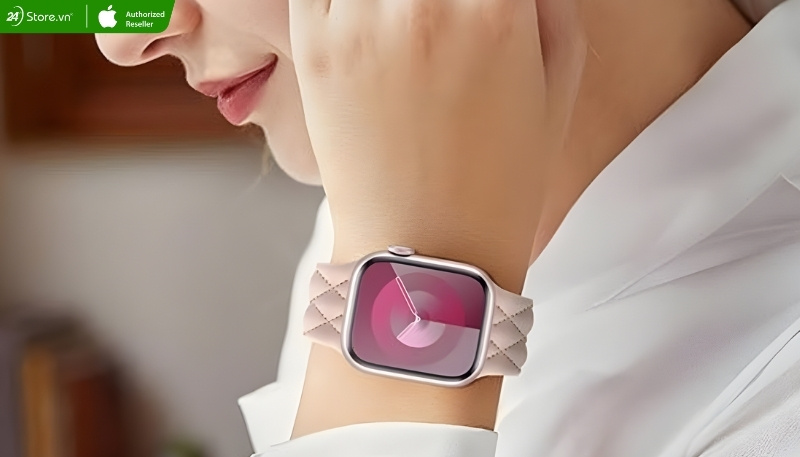 apple watch series 8 màu hồng