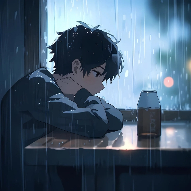 ảnh đại diện buồn anime cực phong cách