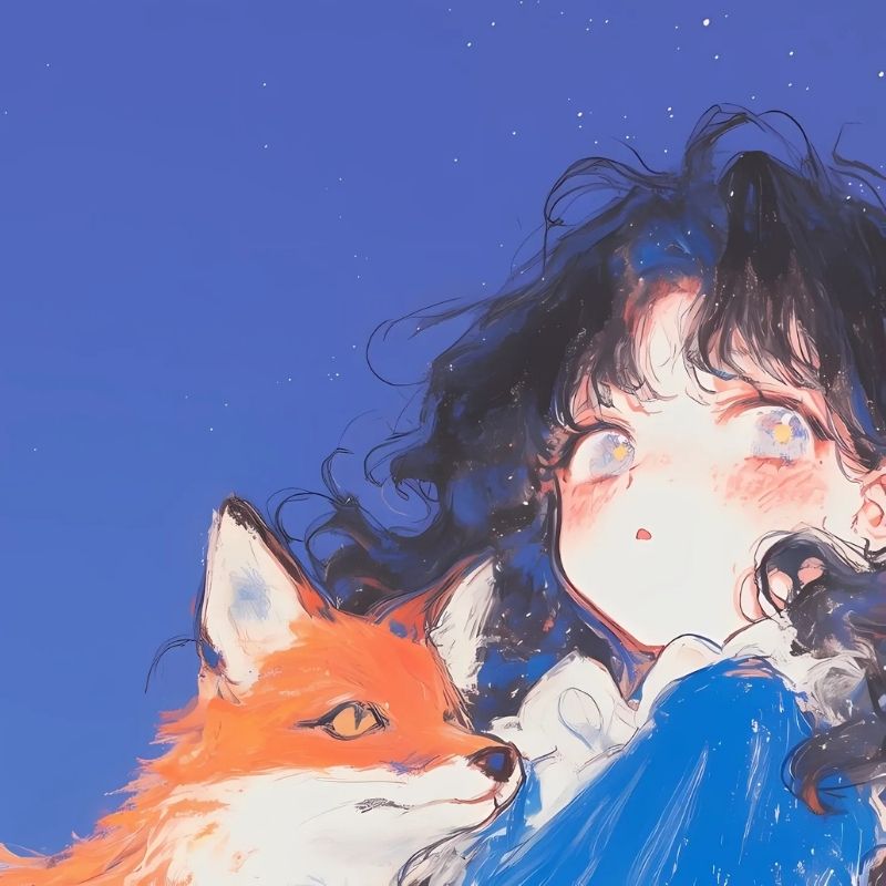 ảnh đại diện buồn anime trừu tượng