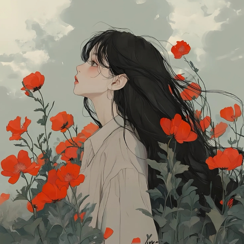 ảnh đại diện buồn anime xinh đẹp