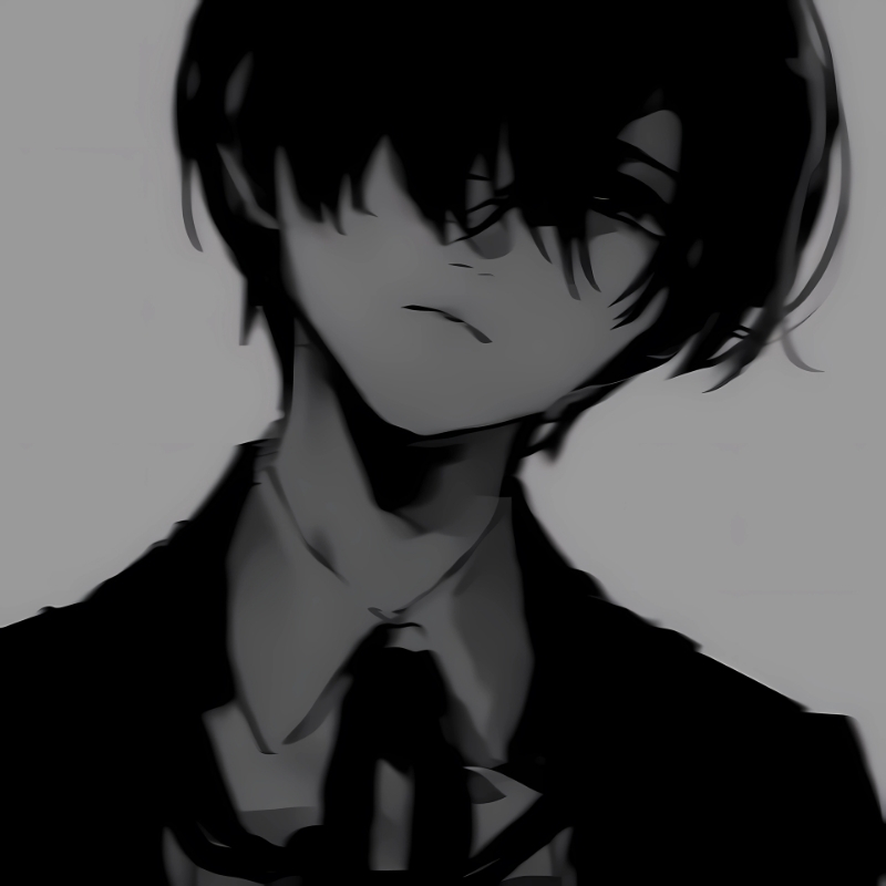 Avatar đen anime chất