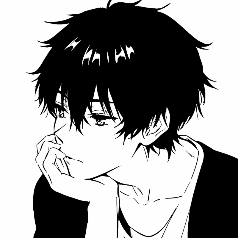 avatar trắng anime cho tiktok