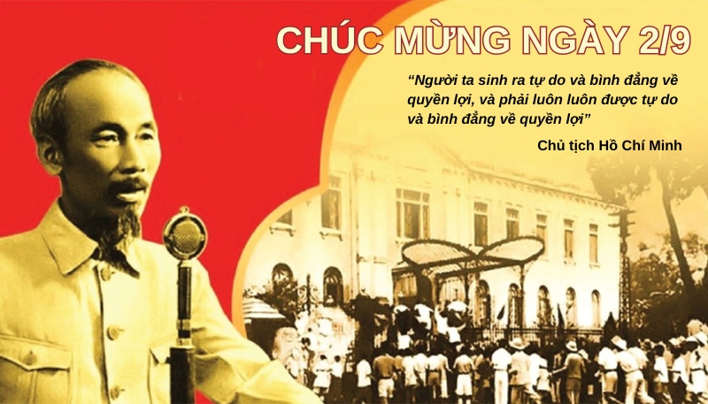background 2/9, hình nền 2/9, bachground quốc khánh vector