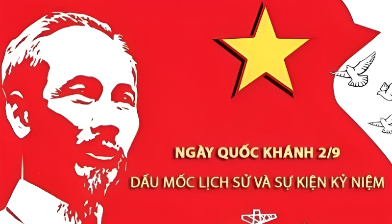 background 2/9, hình nền 2/9, bachground quốc khánh vector