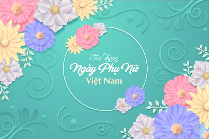 Background 20/10 nhiều màu 6