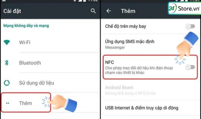 bật nfc trên điện thoại xiaomi