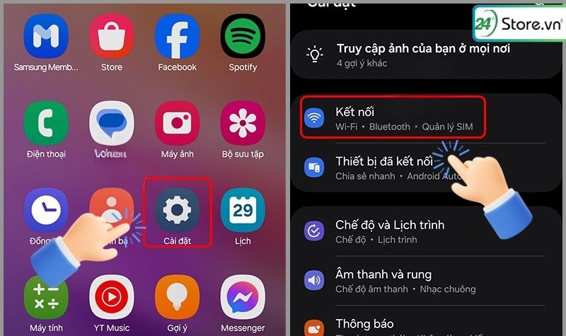 cách bật nfc trên android