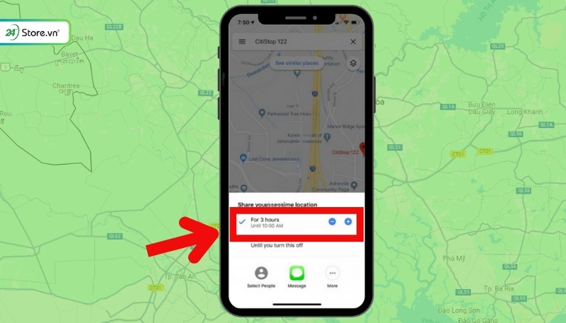 cài định vị giữa điện thoại iphone và android