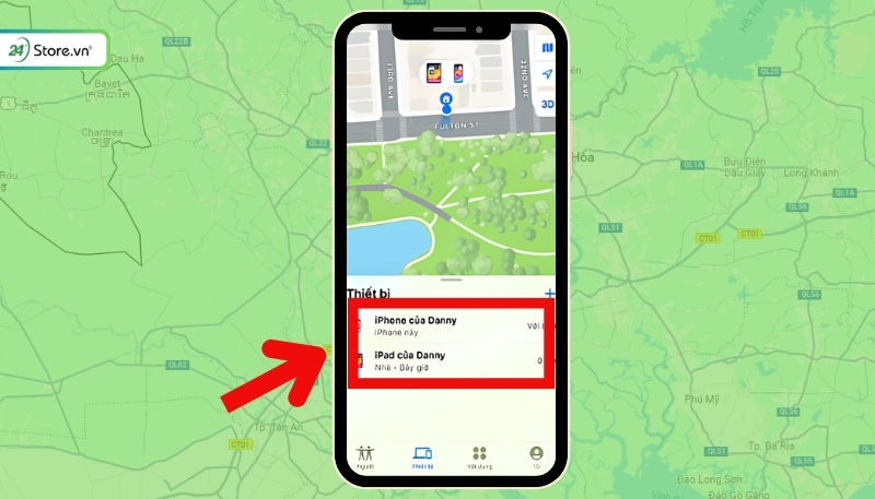 cài định vị giữa 2 điện thoại iphone nhanh