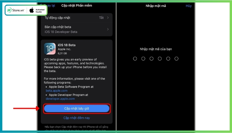 Hướng dẫn cách cập nhật iOS 18 Beta nhanh chóng