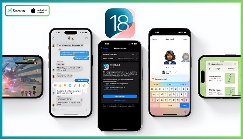 Những điểm nổi bật trong iOS 18 Beta