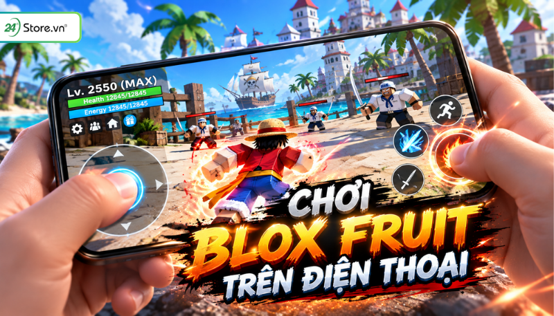 Cách chơi Blox Fruit trên điện thoại