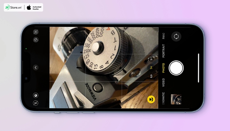 Cách chỉnh camera iPhone 14 Pro Max đẹp bằng cách chụp cận cảnh