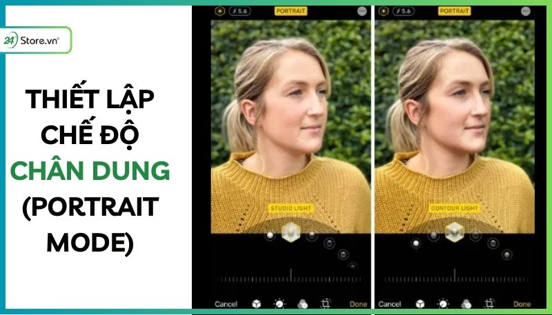 Thiết lập chế độ chân dung trên iPhone 15 Pro Max để chụp hình đẹp