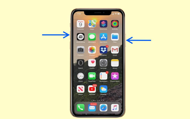cách chụp màn hình iPhone 13