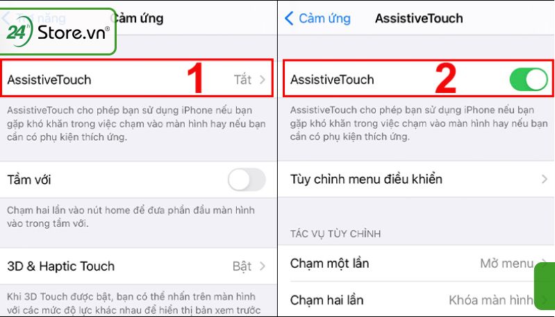 Dùng Assistive Touch chụp màn hình iPhone X 