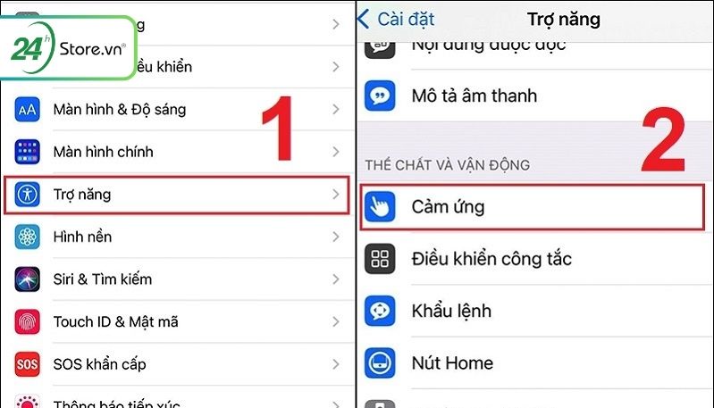 cách chụp màn hình iphone bằng nút home ảo