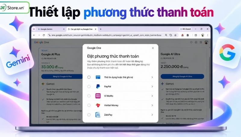 Cách đăng ký Gemini Pro chi tiết