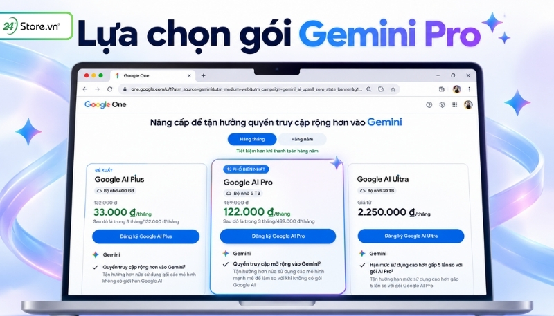 Hướng dẫn đăng ký Gemini Pro