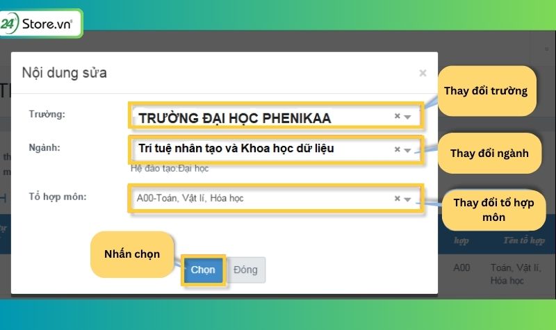 cách đăng ký nguyện vọng đại học 2022