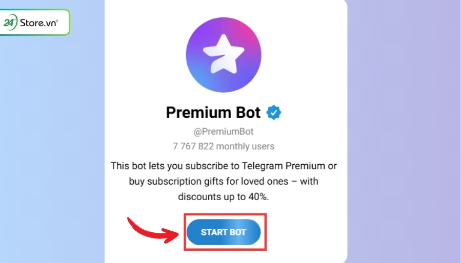 cách đăng ký telegram premium bot