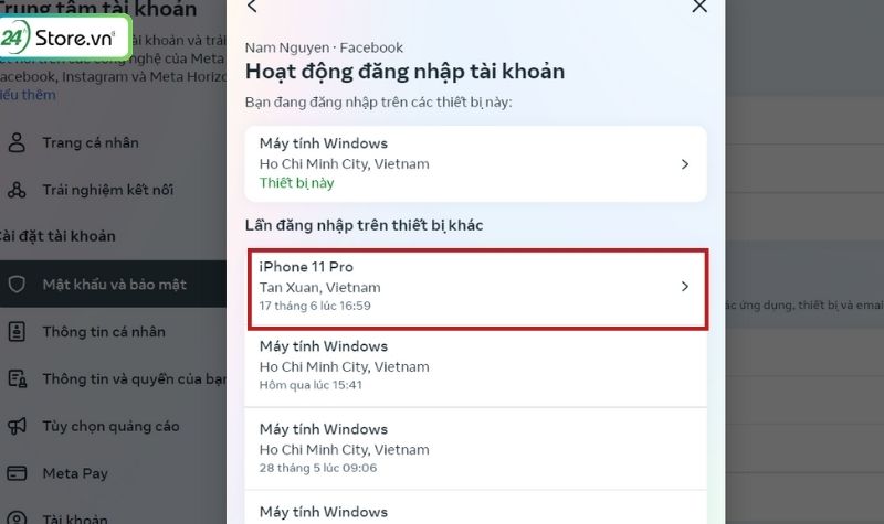 đăng xuất tài khoản messenger trên pc