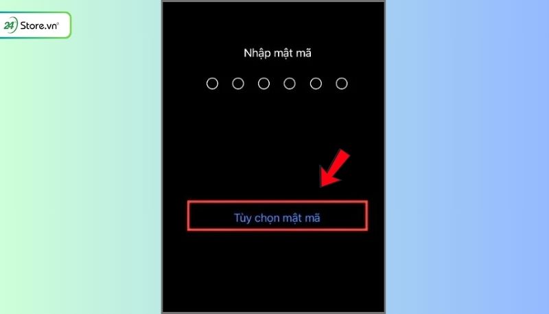 Thay đổi mật khẩu iPhone 