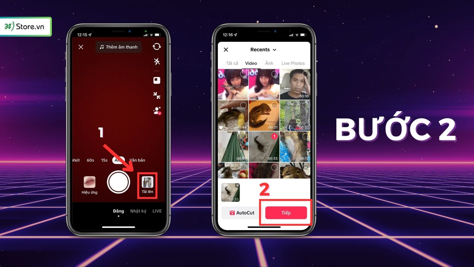 cách edit video tiktok trên điện thoại