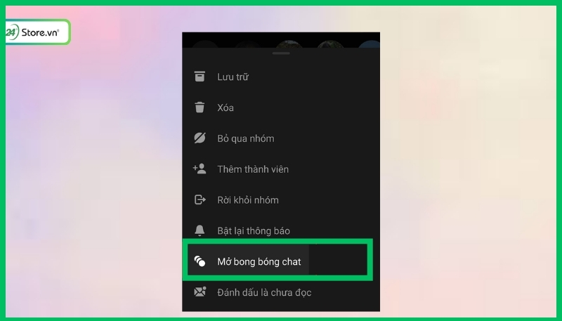 Cách ghim tin nhắn Messenger trên Android 1
