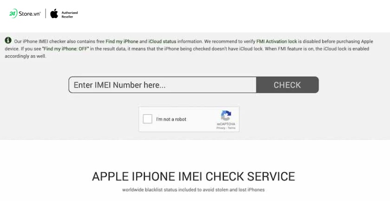Cách kiểm tra iPhone 16 chính hãng bằng mã IMEI