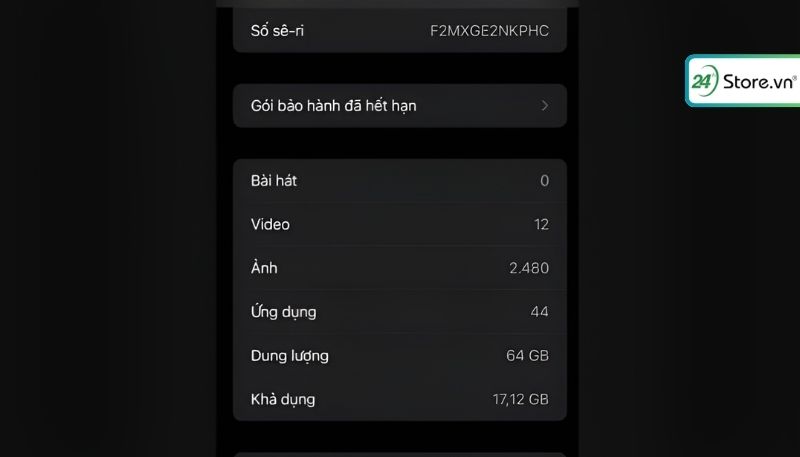 Cách kiểm tra iPhone có bị thay linh kiện không 7