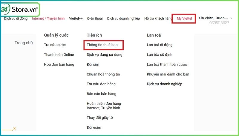 kiểm tra sim chính chủ trên web