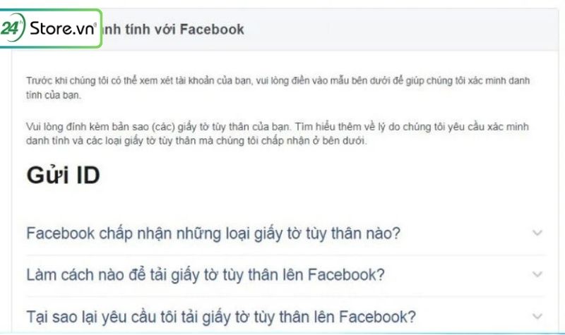 cách lấy lại tài khoản facebook bị vô hiệu hóa