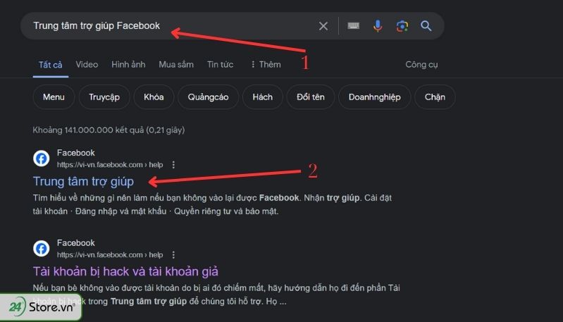 buoc-1-truy-cap-trang-trung-tam-tro-giup-facebook