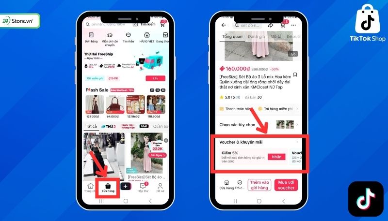 Cách lấy mã giảm giá TikTok Shop cho đơn hàng đầu tiên