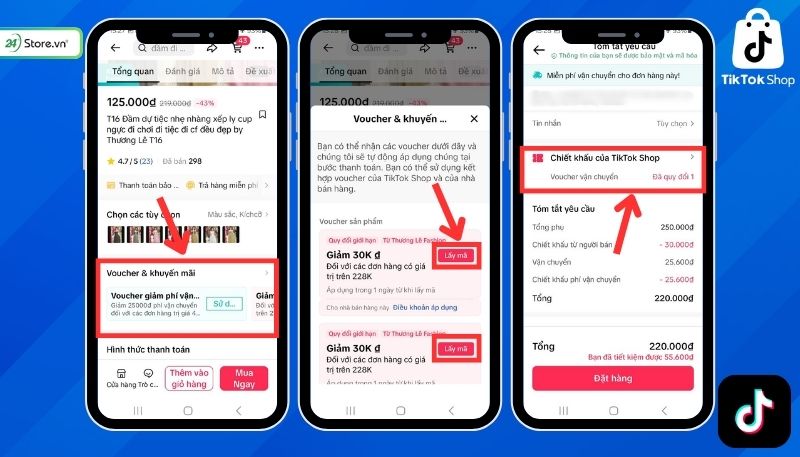 Lấy mã giảm giá TikTok Shop tại trang web 