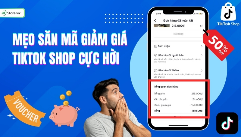 Mẹo săn mã giảm giá TikTok Shop cực hời
