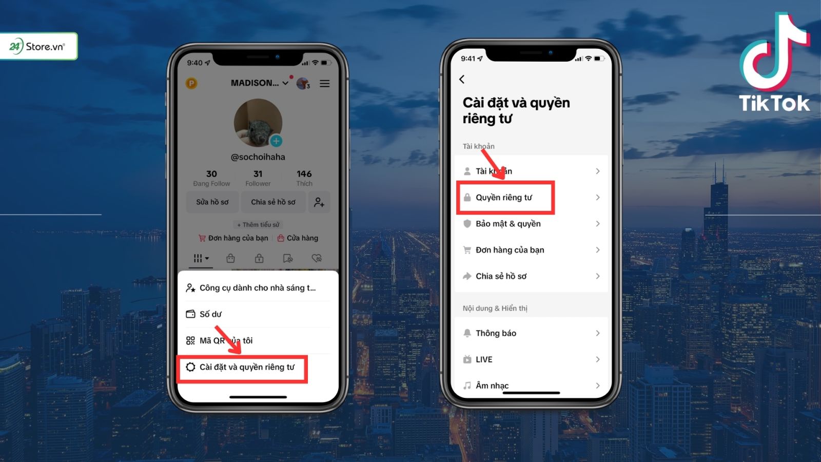 Cách thêm bộ lọc bình luận cho các video TikTok