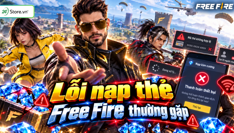 Cách nạp thẻ Free Fire
